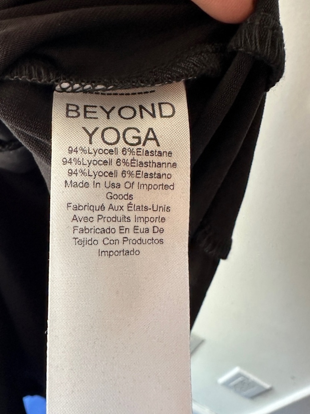 1510. Beyond Yoga Black Jersey Midi Dress S P2P 13” - Picture 4 of 6